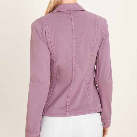 Chico's Twill Jacket, Like New - Picture 2 of 7